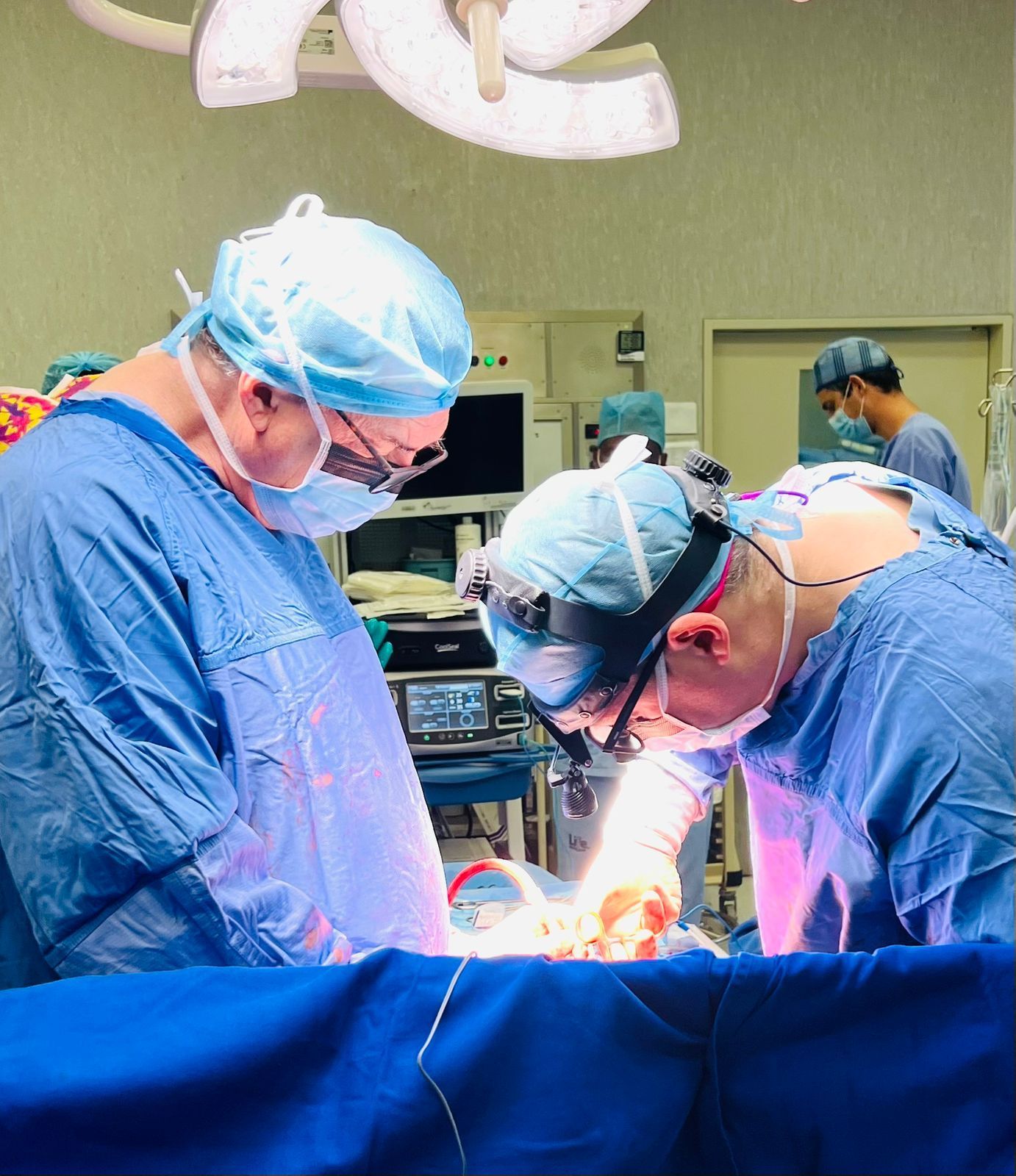 Dr Willie Koen and his son Dr Johan Koen