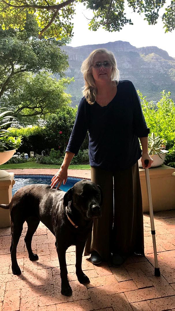 Clinical psychologist, Lesley Nortje, is looking forward to resuming activities after she underwent landmark knee replacement surgery
