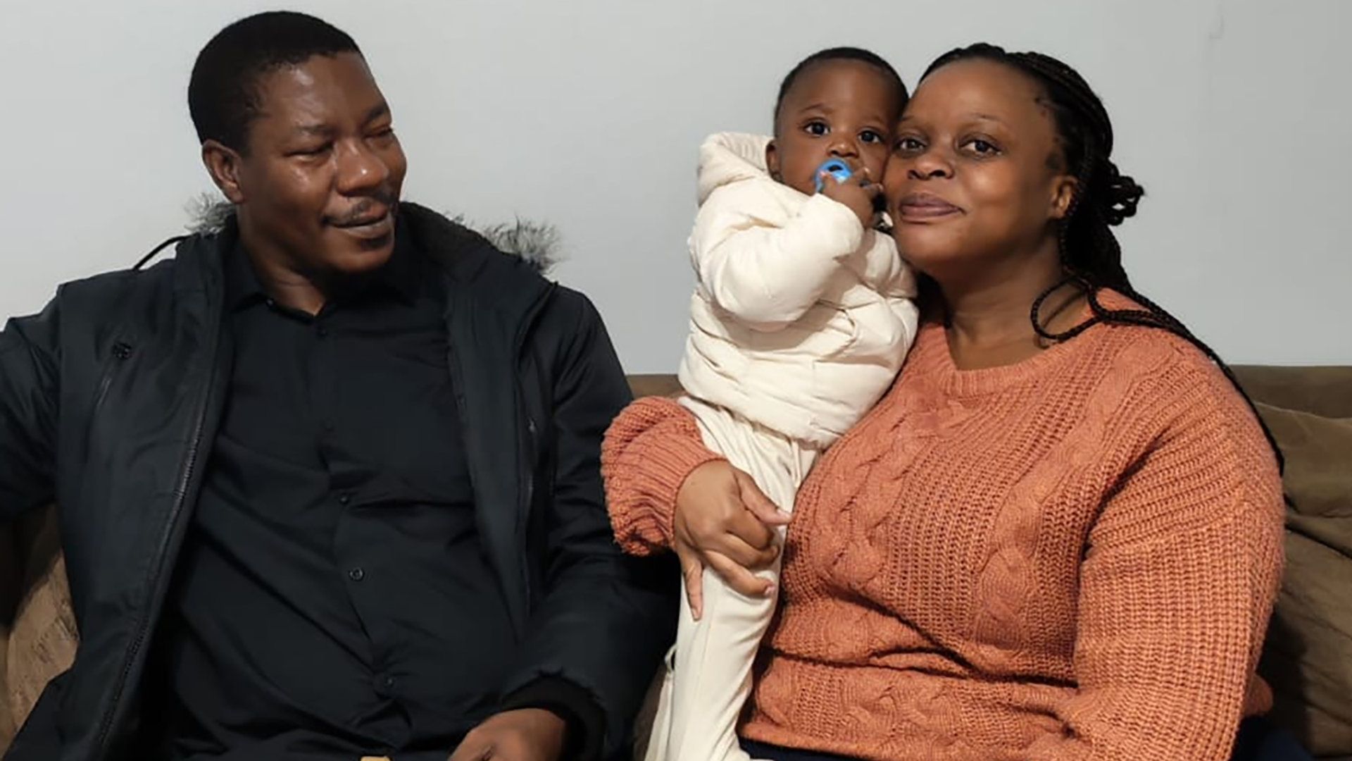 Ntombizodwa and Freddy Khoza with their son Refiloe