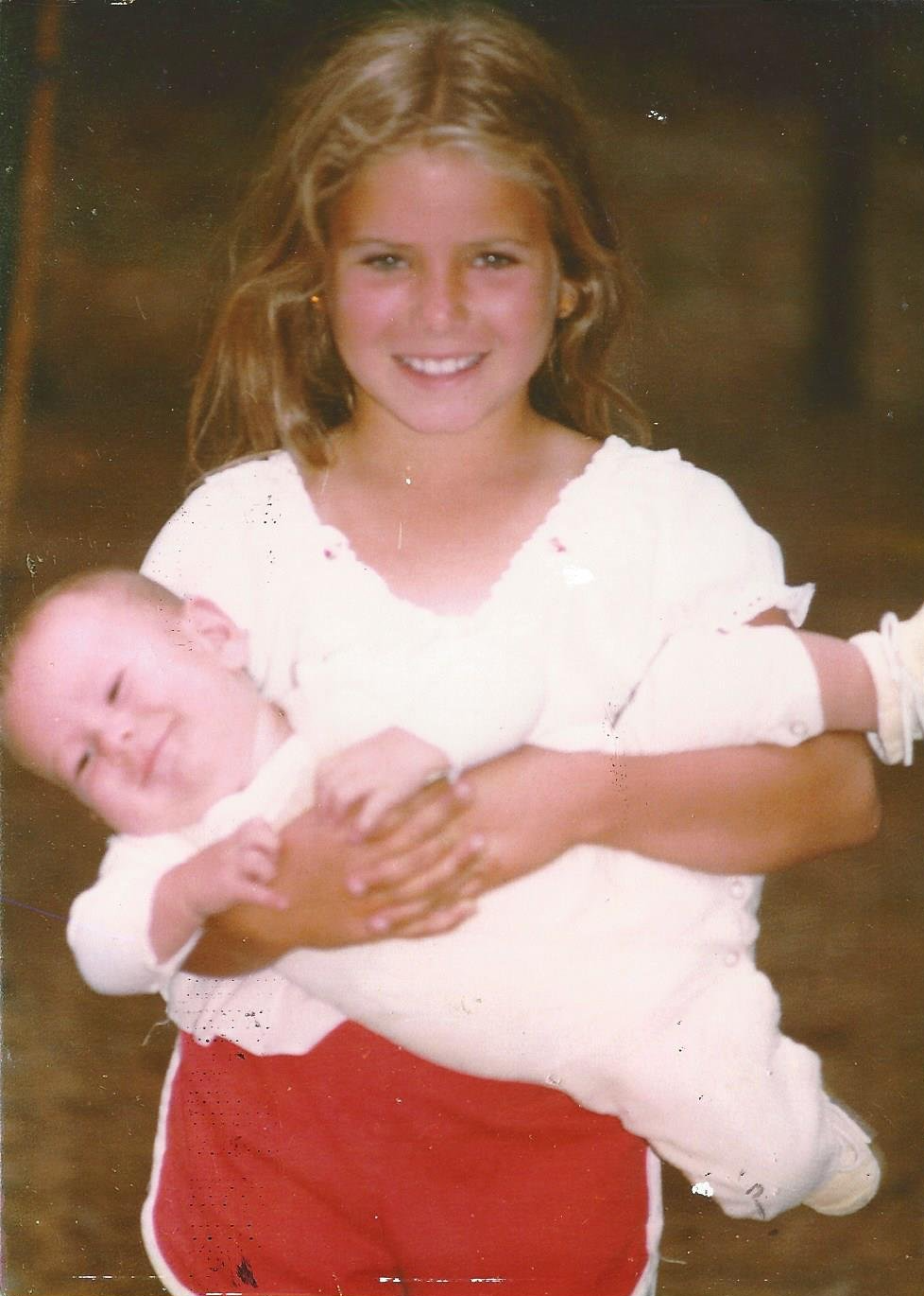 Jen and Caleb, siblings