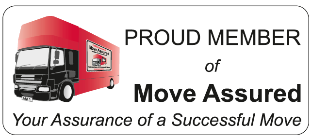 Logo: Red and black truck with the text