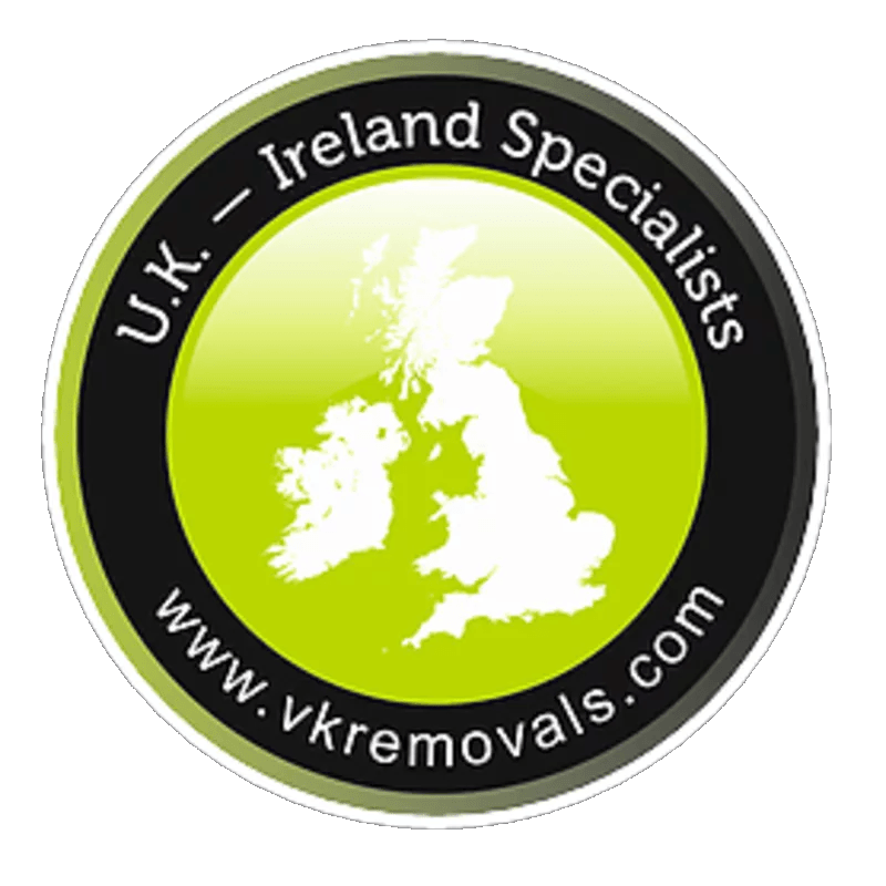 VK Removals London to Ireland