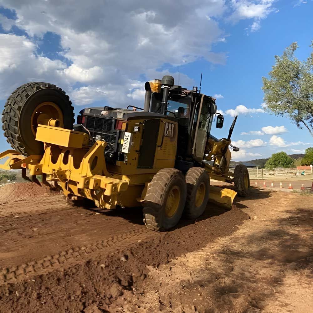 Big Yellow Cat Earthmoving Machinery — NQES Industries in Ryan, QLD