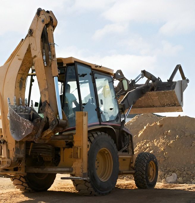 Yellow Earthmoving Vehicles For Construction — NQES Industries in Cloncurry, QLD