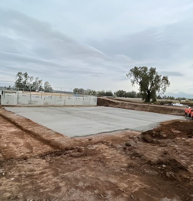 A Strong Concrete Slab Platform For The Building — NQES Industries in Cloncurry, QLD