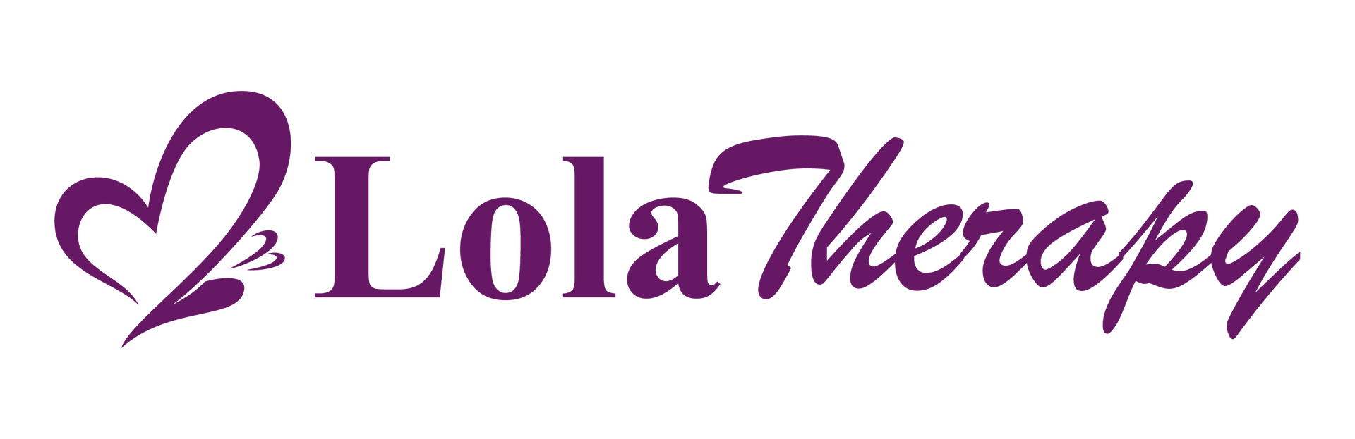 Logo with a heart and text 