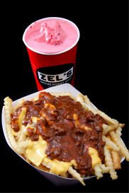 Chili Cheese Fries with Shake - Zel's Roast Beef in Hammond, IN
