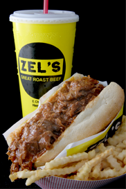 Sandwich with fries and drink - Zel's Roast Beef in Hammond, IN Sandwich with fries and drink - Zel's Roast Beef in Hammond, IN