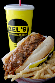 Sandwich with fries and drink - Zel's Roast Beef in Hammond, IN