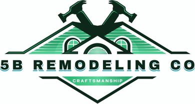 Logo: Green house graphic with crossed hammers; text