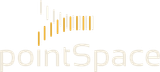 Logo crème et jaune de pointSpace
