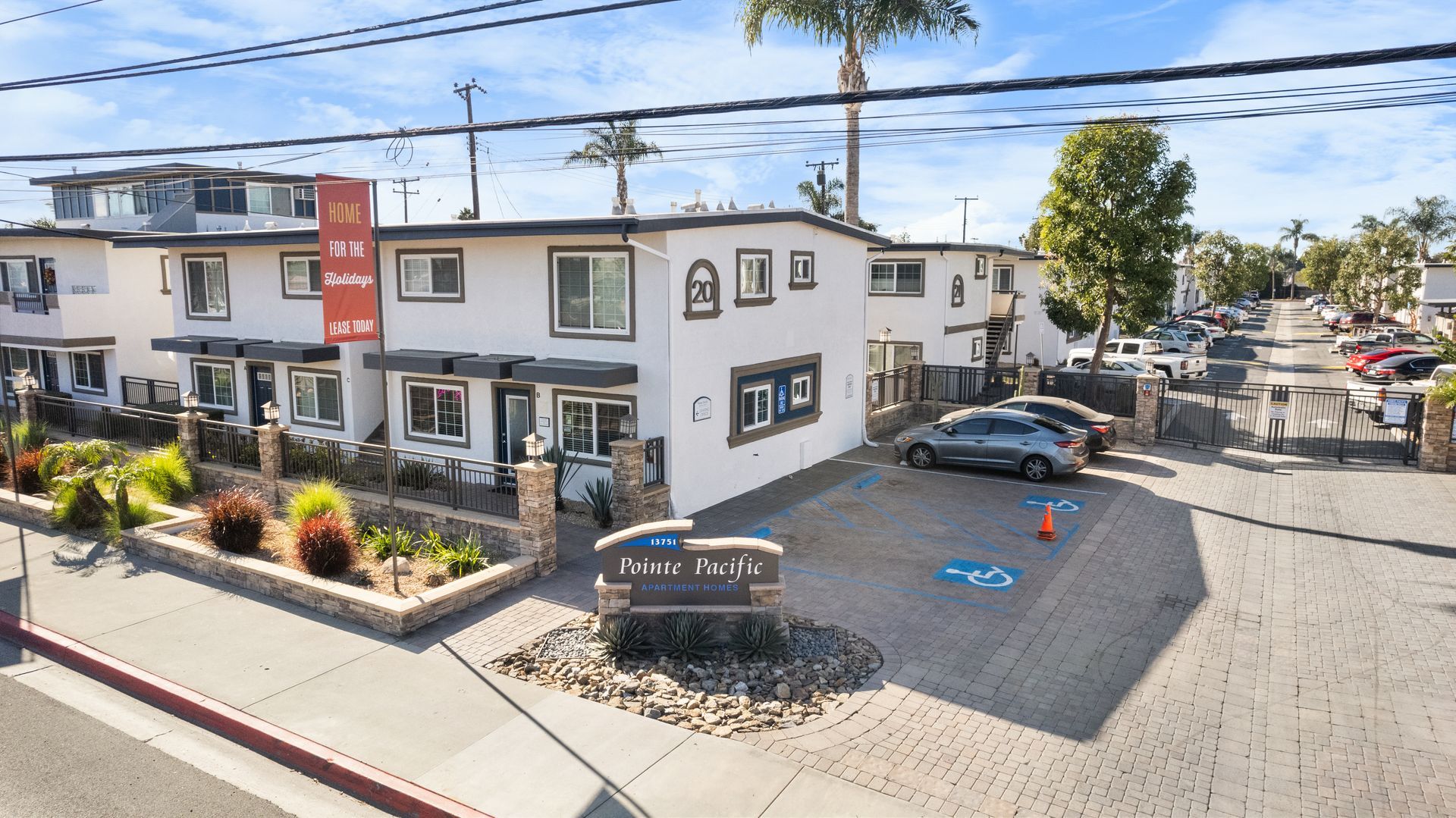 Apartment building exterior