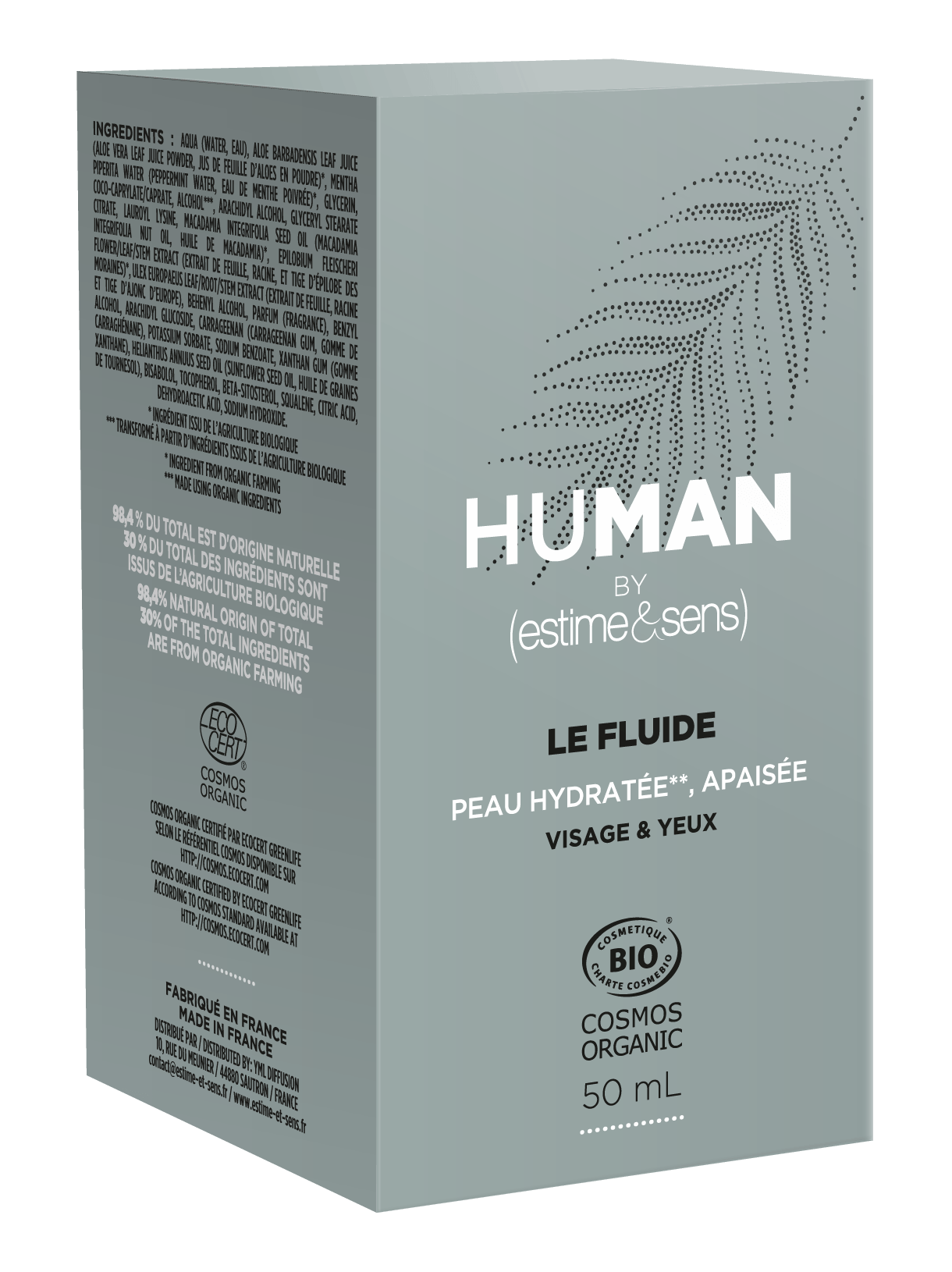 peau hydratée human by estime & sens