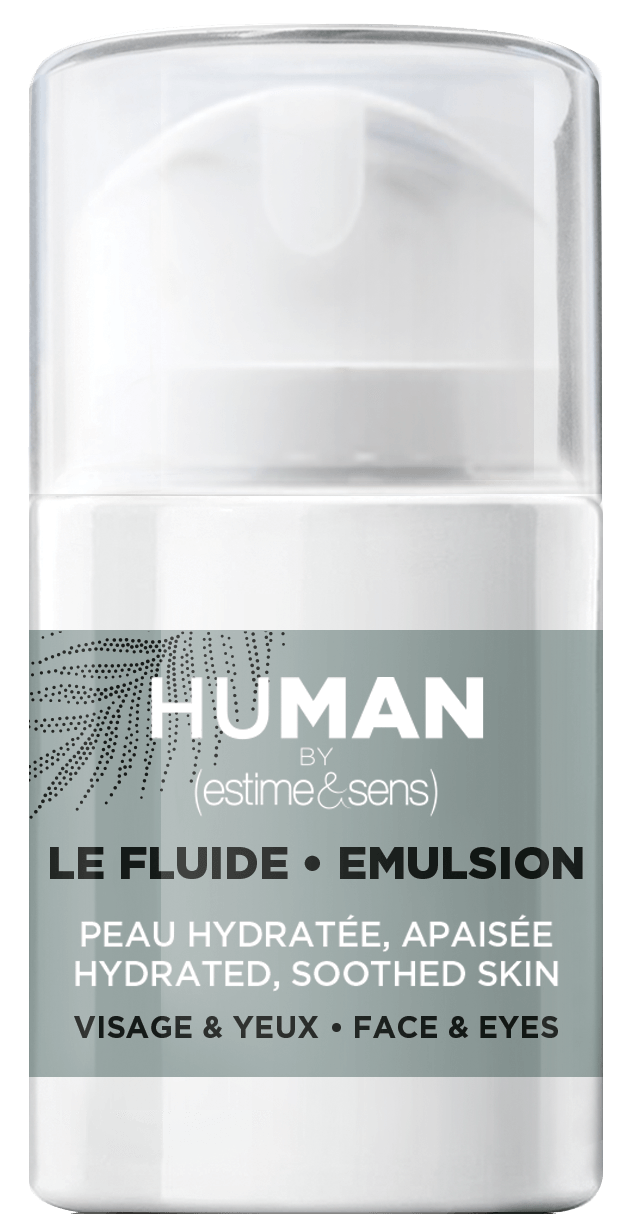 moisturized skin bottle human by estime & sens