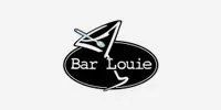 A black and white logo for a restaurant called bar louie.