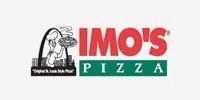 A logo for a pizza restaurant called imo 's pizza.