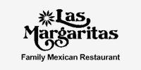 The logo for las margaritas is a family mexican restaurant.