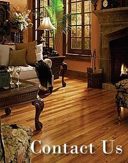 Hardwood floor with living room furniture and text 