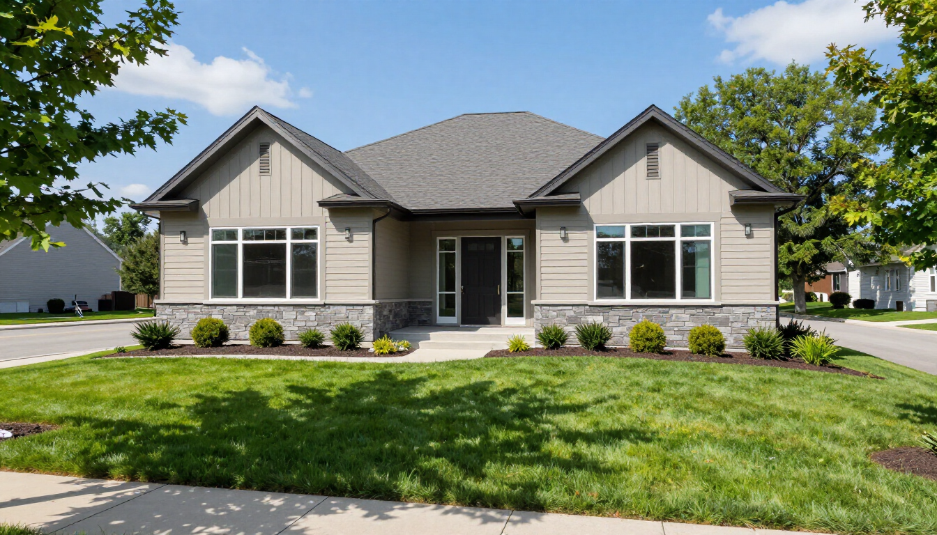 A charming suburban home in Northwest Ohio representing affordable living.