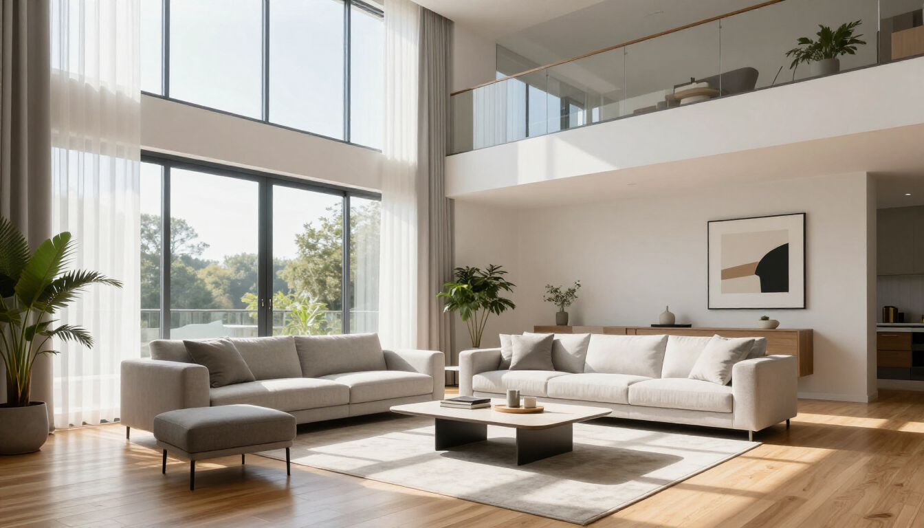 Close up of mortgage documents and keys on a wooden table