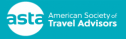 The logo for the american society of travel advisors