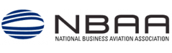 The logo for the national business aviation association