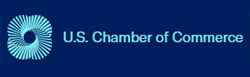 A blue logo for the u.s. chamber of commerce