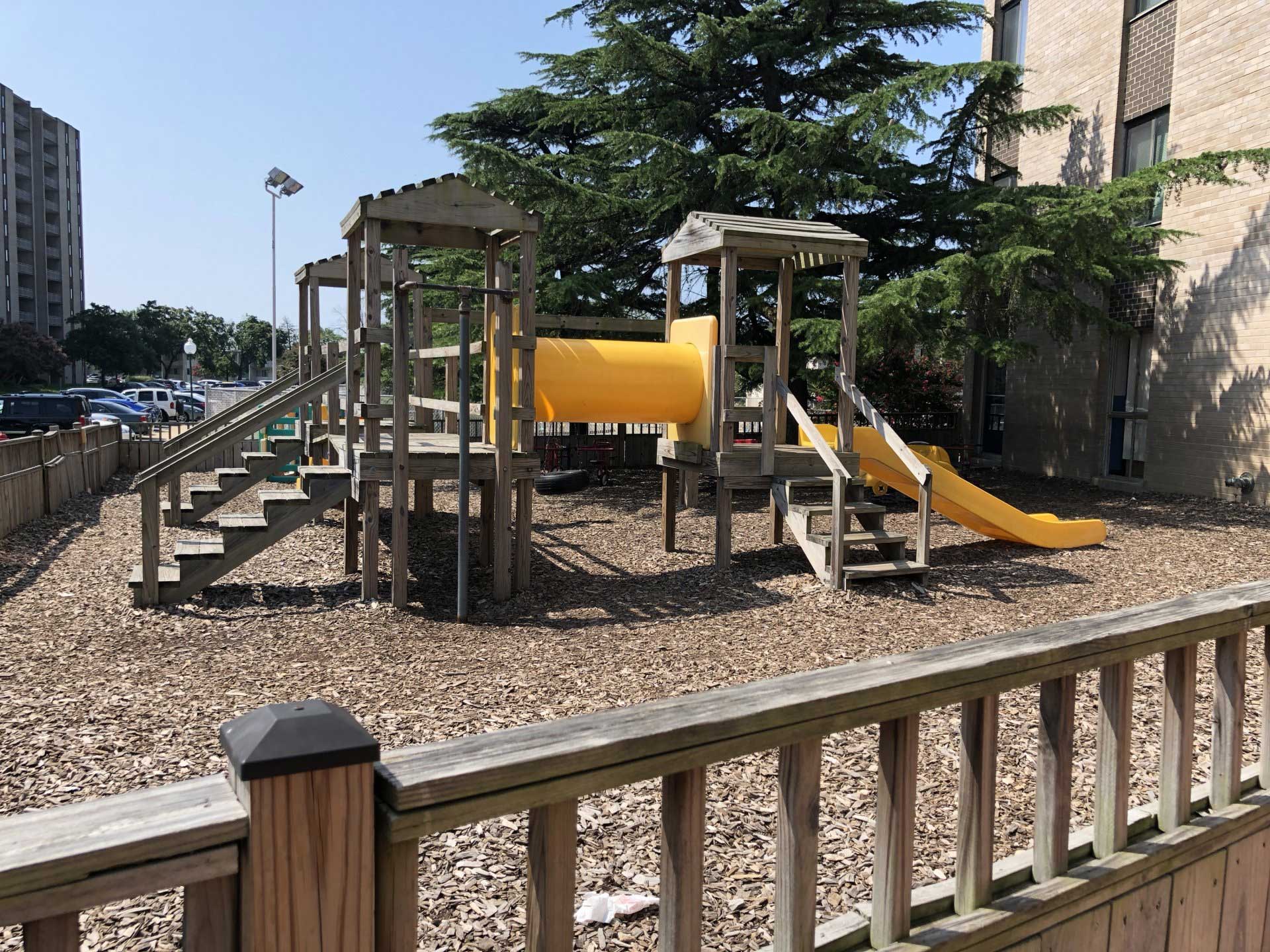 Yellow Slide — Burtonsville, MD — Childway Early Learning Center