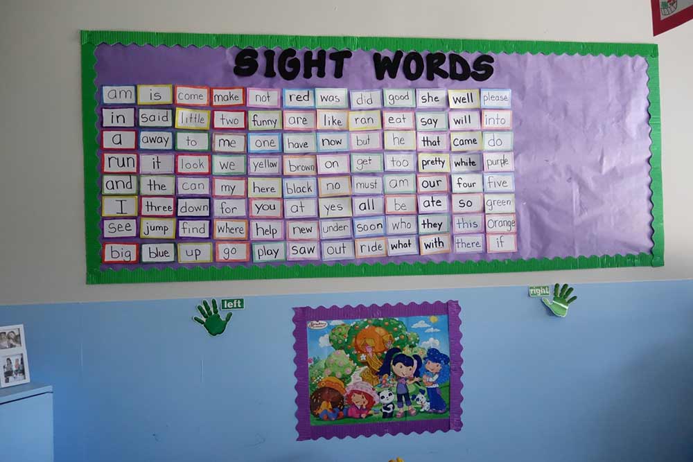 Sight Words For Children — Burtonsville, MD — Childway Early Learning Center