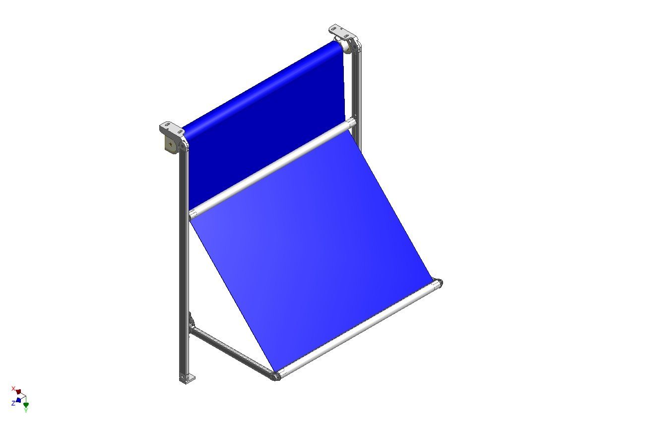 tenda a caduta per finestra