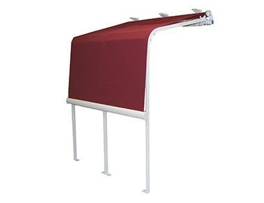 tenda per attico con struttura