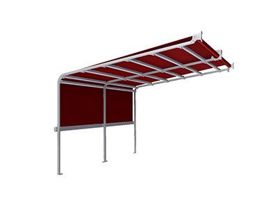 tenda per attico moderna