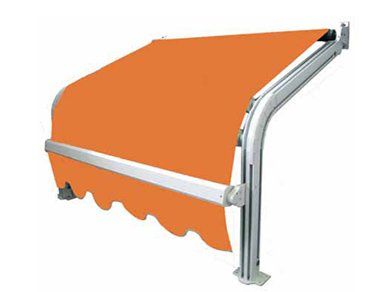 tenda per attico con bordura