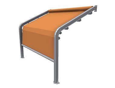 tenda per attico moderna