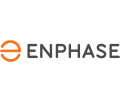 The enphase logo is on a white background.