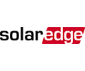 The solar edge logo is red and black on a white background.