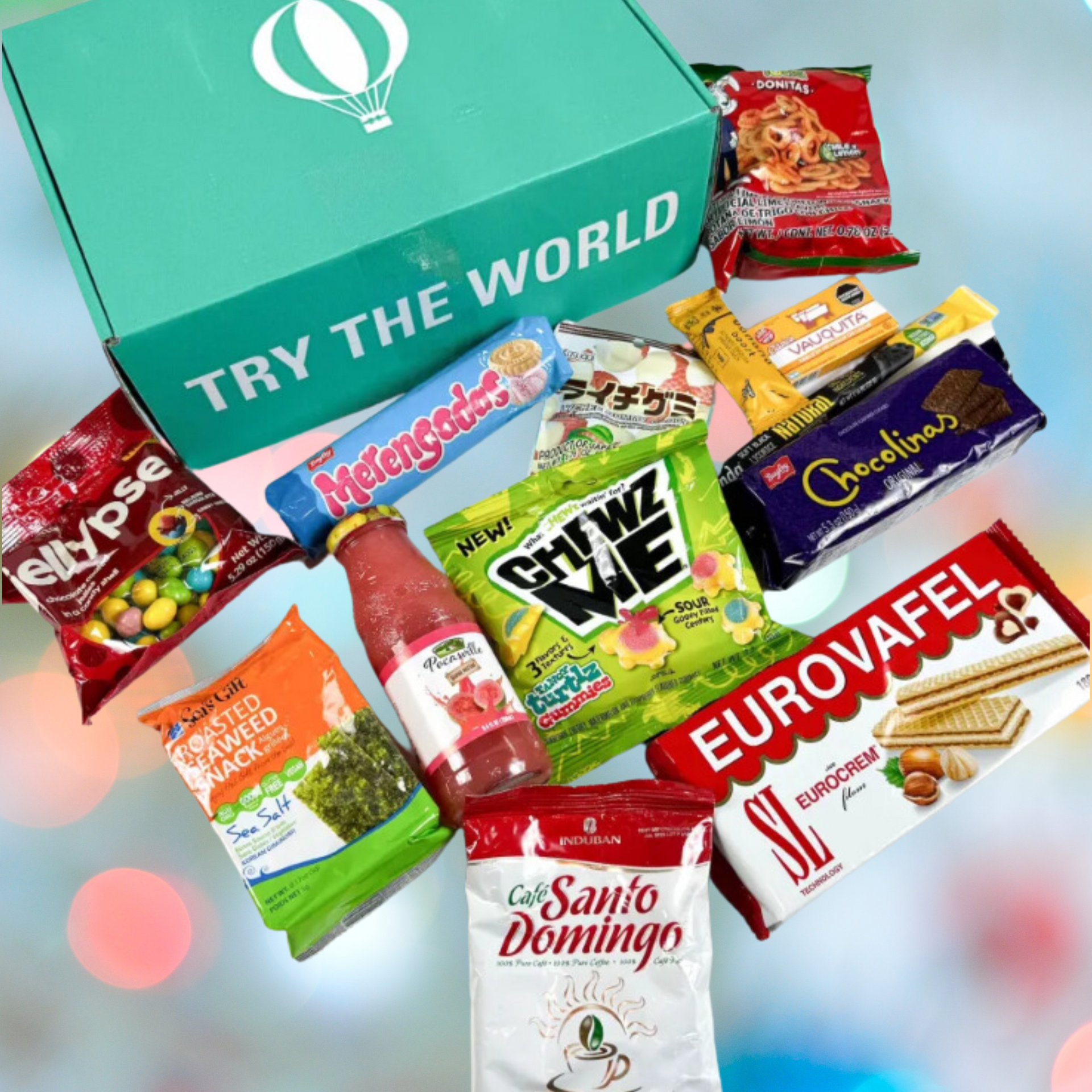 international snack box