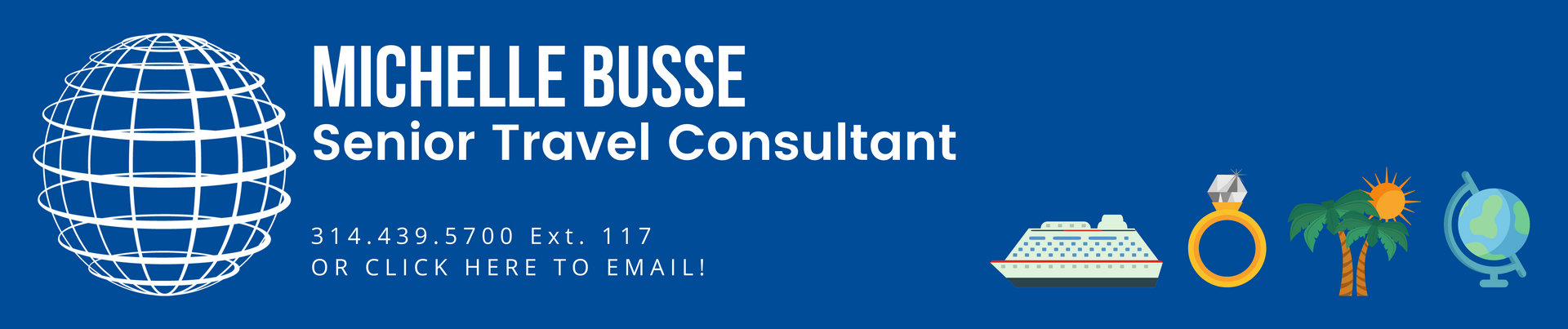 Michelle busse is a senior travel consultant