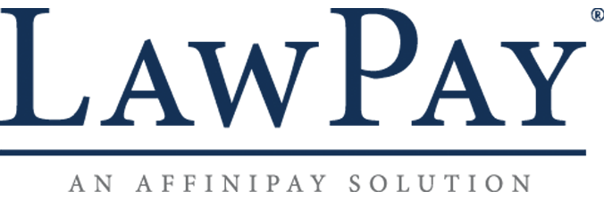A logo for law pay an affinpay solution
