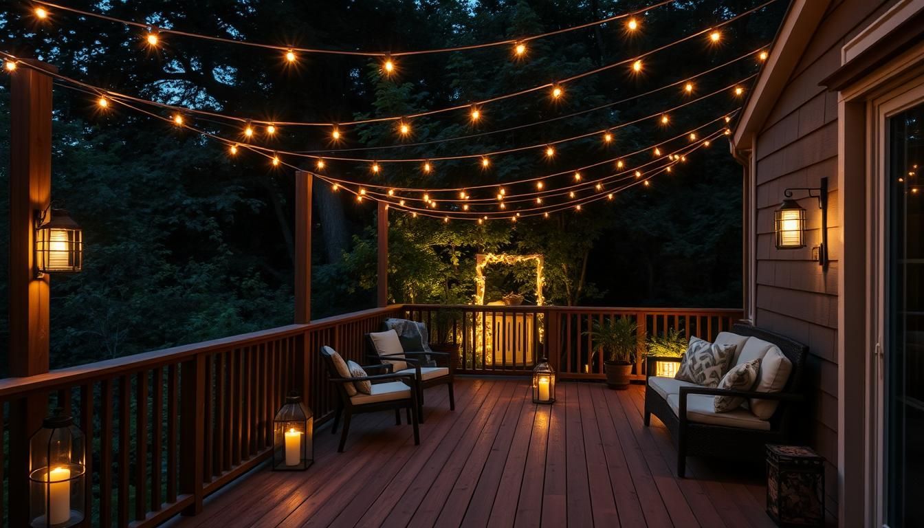 outdoor deck lighting