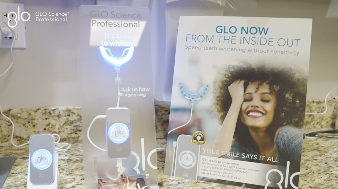 GLO Science Professional Teeth Whitening Marketing Highlight