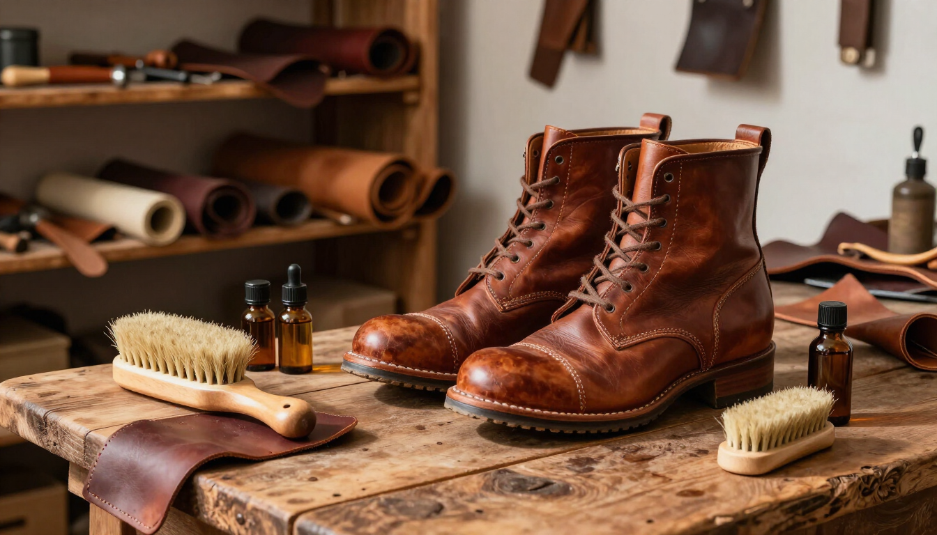 Cuidado de botas de piel artesanales en León Guanajuato