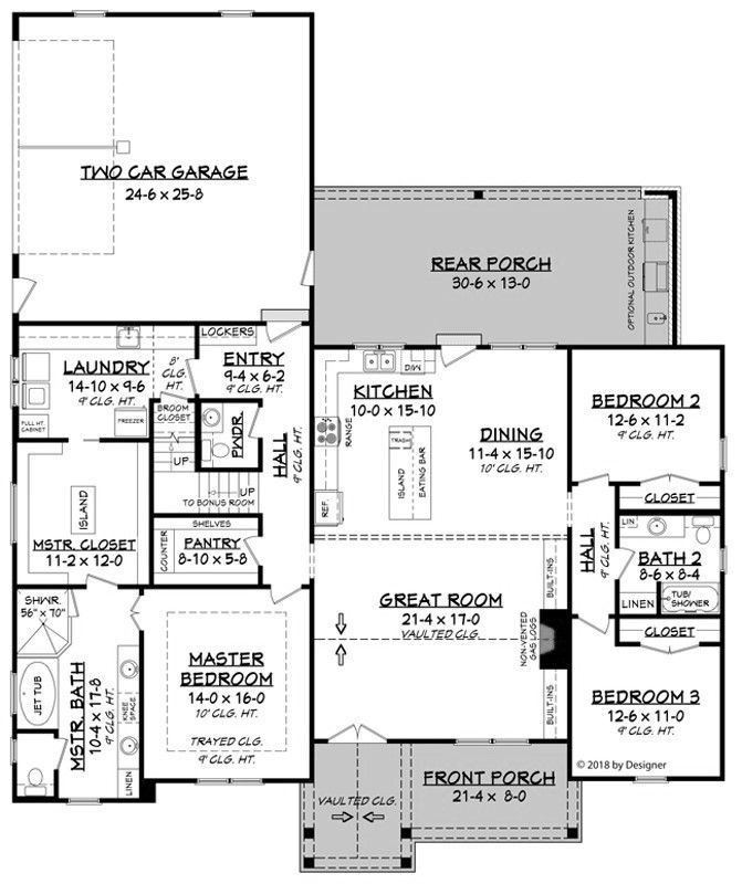 A black and white floor plan of a house.