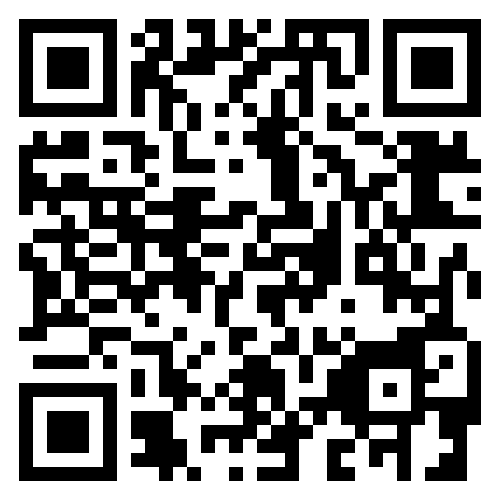 A black and white qr code on a white background.