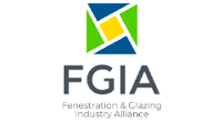 The logo for the fenestration and glazing industry alliance.