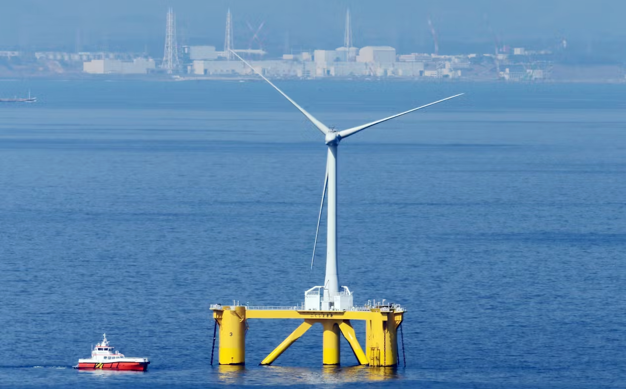 清水建設、アイルランド新興と協業　浮体式風力のコスト低減へ