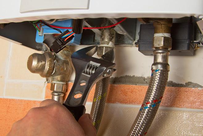 Tankless Gas Pipe — Seattle, WA — Aurora Plumbing & Electric