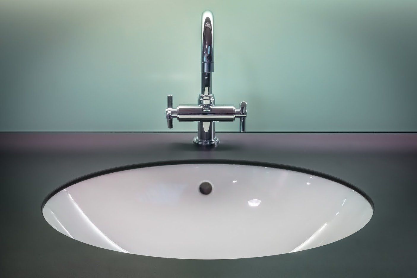 Close Up Photo Of A Bathroom Sink — Seattle, WA — Aurora Plumbing & Electric
