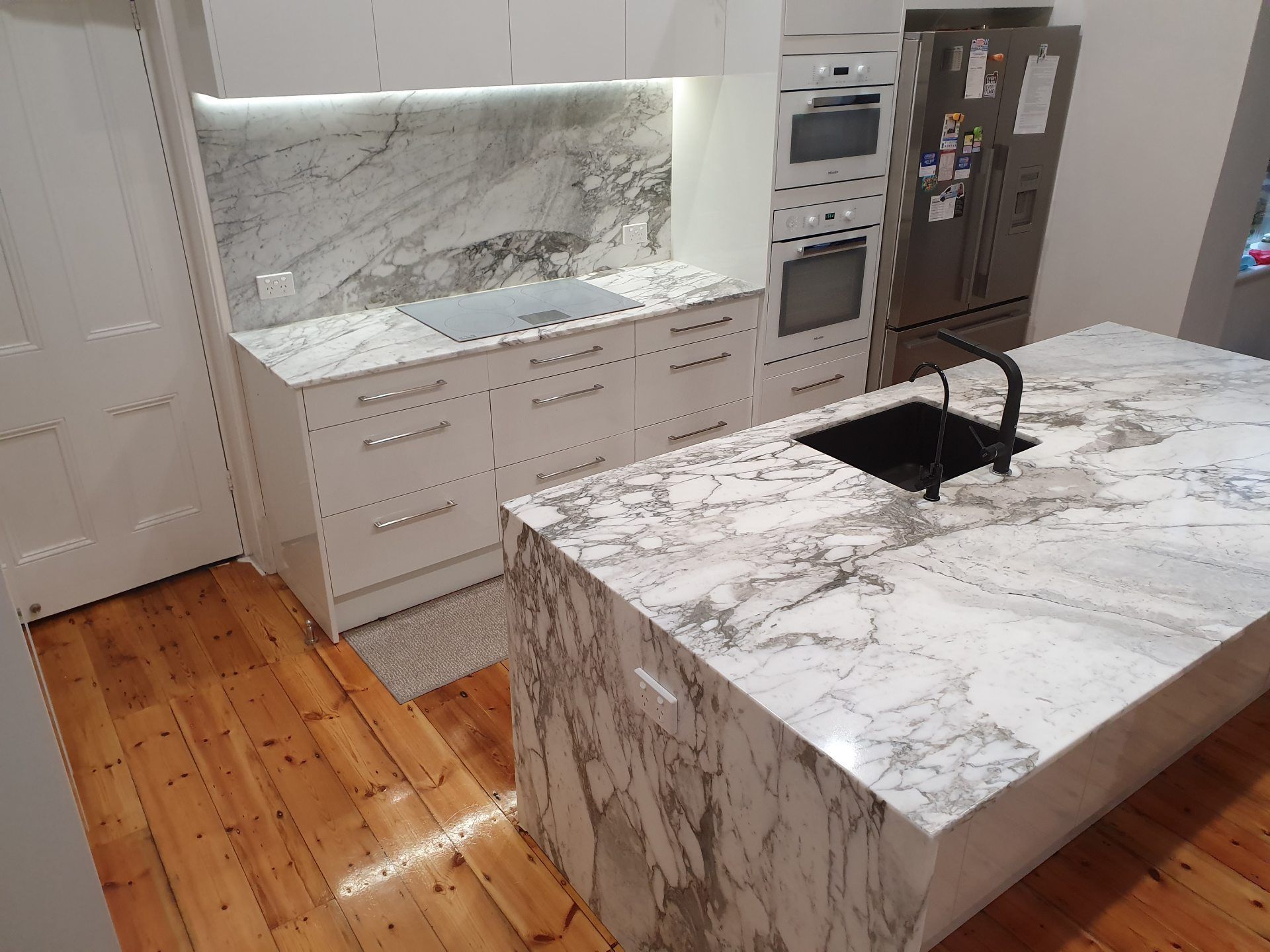 marble kitchen benchtop