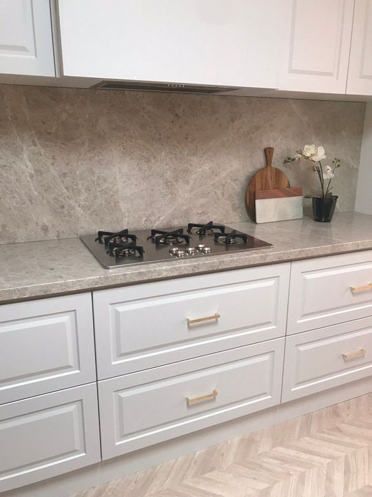 luxurious stone top cabinetry